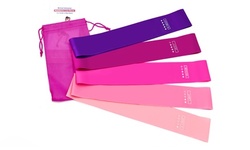 5pcs Workout Resistance Bands Loop Set Fitness Yoga Booty Leg Exercise Band