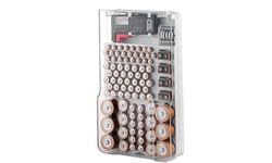 The Battery Organizer Storage Case, Holds 93 Batteries Various Sizes