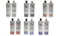 Nioxin Cleanser Shampoo, Scalp Therapy Conditioner, or Liter Duo (33.8 Fl. Oz.). Multiple Options Available.