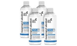 Artnaturals 70% Purity Rubbing Isopropyl Alcohol (4 x 16 Oz)