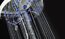 AquaDance 6'' High-Pressure Rainfall Shower Head with Microban Antimicrobial Noz