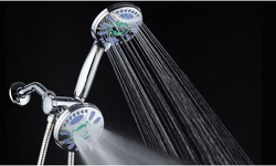MICROBAN 6-Setting Antimicrobial Combo Shower Head