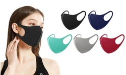 5 or 10-Pack Unisex Non-Medical Reusable Fabric Face Masks
