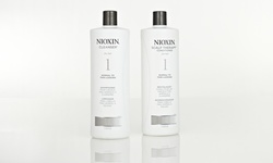 Nioxin Cleanser and Scalp Therapy Conditioner Duo (1 Liter Each)