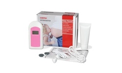 LCD Screen Baby heart Beat,Prenatal Pocket Fetal Heart Rate doppler Minitor,gel