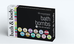 Concentrated Naturals Bath Bomb Gift Set (6-, or 12-Piece)
