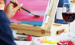 $109 for Paint, Sip, and Swirl Class for Four with Birthday Extras at Paint, Sip, and Swirl ($194.50 Value)