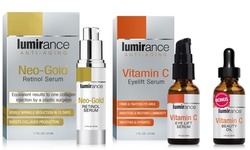 Lumirance Neo-Gold Retinol Serum and Vitamin C Eye Lift with Bonus Add-Ons