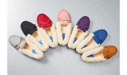 Floopi Faux Fur Memory Foam Indoor and Outdoor Women's Slipper