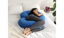 Full Body Pregnancy Pillow w/ Jersey Cotton Cover