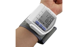 LCD Digital Automatic Wrist Cuff Blood Pressure Monitor