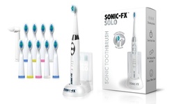 Sonic FX Solo Toothbrush w/ 10 Brush Heads & 1 Interdental Head