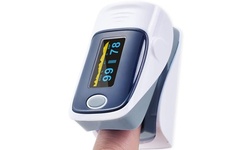 Fingertip Pulse Oximeter Blood Oxygen Meter SpO2 Heart Rate Monitor