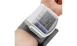 LCD Digital Automatic Wrist Cuff Blood Pressure Monitor