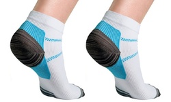 Unisex Compression Socks for Plantar Fasciitis (1-, 3-, or 6-Pairs)