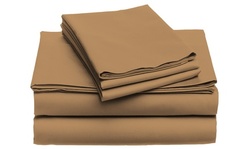 Luxury Home Bamboo-Blend Sheet Set (Light Colors)