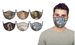 Famous Art Paintings Reusable & Washable 2-Layer Non-Medical Face Mask (3-Pack)