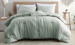 Modern Threads 4-Piece Garment-Washed Comforter Set