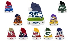 Forever Collectibles NFL Plush Santa Hats