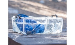 Campers Folding Dual PVC Sink 20" x 6" x 10" ,2.6 Gal Per Sink