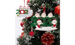 2020 Masked Up Wooden Christmas Ornaments