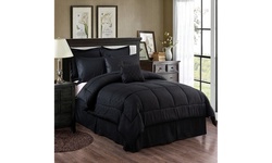 Plaid Comforter And Sheet Set Bed in A Bag(8- or 10-Piece)  