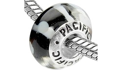 Sterling Silver 'For The Love Of It' Murano-style Glass Bead