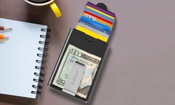 One or Two Personalized Wallets with Money Clip from Qualtry (Up to 82% Off)