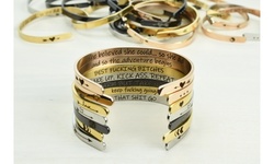 5mm Solid Stainless Steel Cuff by Pink Box
