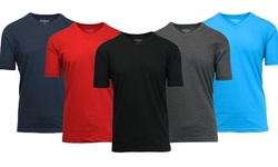 Men's 3-Pack Premium Cotton Blend V-Neck Tees
