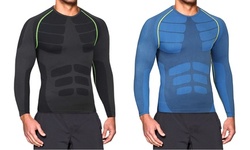 Men's Full-Sleeve Shirt with Targeted Compression