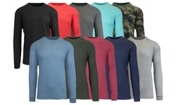 4-Pack Galaxy By Harvic Men's Waffle-Knit Thermal Shirts (S-5XL)