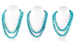 46" Genuine Turqoise Wrap Around Endless Necklace