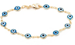 Crystal Evil Eye Bracelet or Anklet