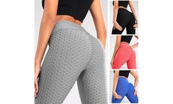 Women Leggings Booty Lifting High Waisted Tummy Control Workout Sport Yoga Pants