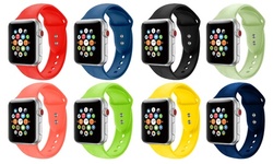 Silicone Sport Replacement Watch Band for Apple Watch Series 1-3 (16-Colors)