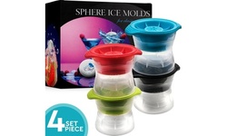 Ice Ball Molds - Round Ice Cubes For Drinks 