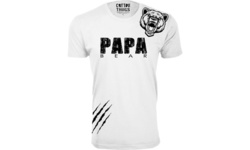 Men's Papa Bear Shoulder Growl T-Shirts (Extended Sizes Available)