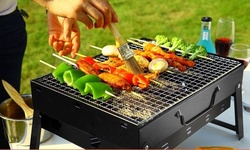 iMounTEK 17" Foldable Portable Tabletop Charcoal Grill