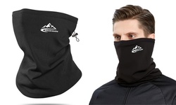 Neck Gaiter Drawstring Bandana Warmer Windproof Mask Fleece Face Mask Scarf
