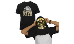 Men's Football Face Print Flip T-Shirts (Extended Sizes Available)