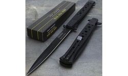 12.5" TAC FORCE SPRING ASSISTED STILETTO TACTICAL FOLDING POCKET KNIFE Blade