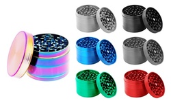 Titanium Herb Grinder, Medium (5-Piece)