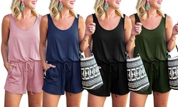 Leo Rosi Angelica Casual Jumpsuit. Plus Sizes Available. 