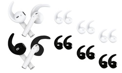 Revvjams Secure Sport Ear Hooks for Apple AirPods 1, 2 and EarPods (3 PAIRS)