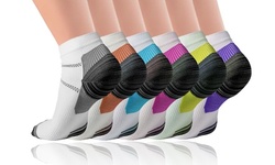 Unisex Plantar Fasciitis Compression Socks (3-Pairs or 6-Pairs)