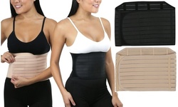 (2 Pack) Women's High Compression Fully Adjustable Bandage Waist Trainer