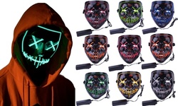Halloween LED Purge Mask Light Up Funny Masks