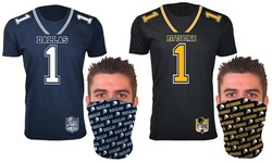 Men's Football Team Jersey T-Shirts with Gaiter (Extended Sizes Available)