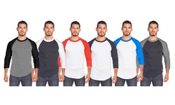 Men's Heavy Cotton 3/4 Raglan Sleeve